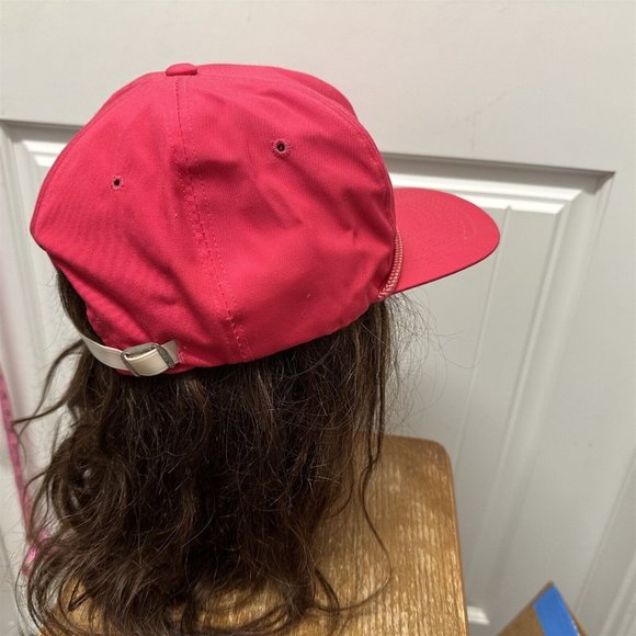 Vintage Women\'s Golf Hat Cap 1989 US Women\'s Open Indianwood Aureus Brand PINK main image 7